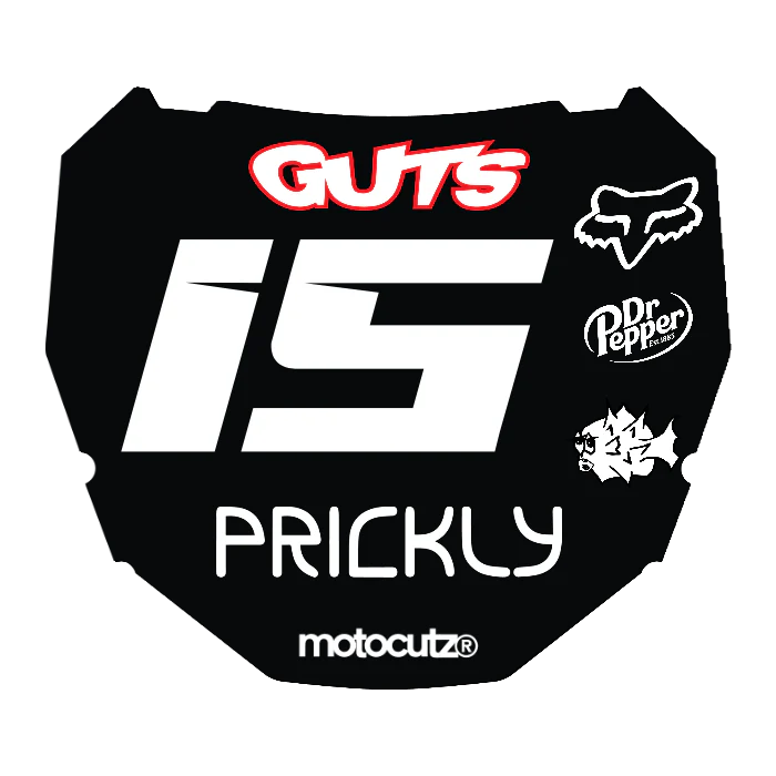 CUSTOM ODI NUMBER PLATE DECAL