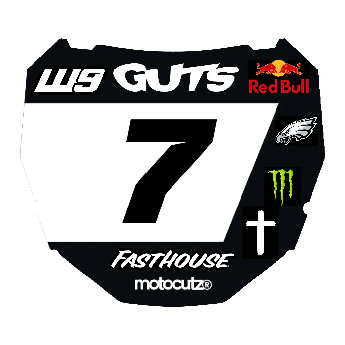 CUSTOM ODI NUMBER PLATE DECAL