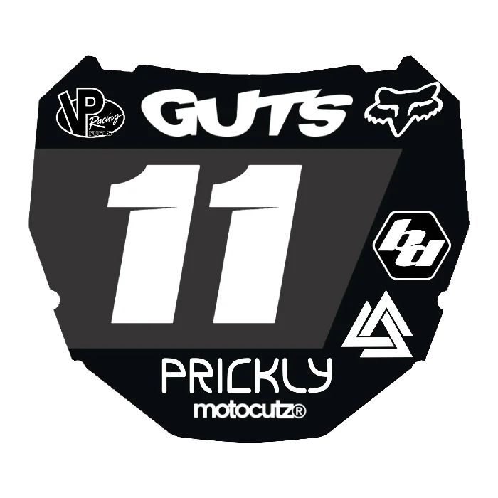 CUSTOM ODI NUMBER PLATE DECAL