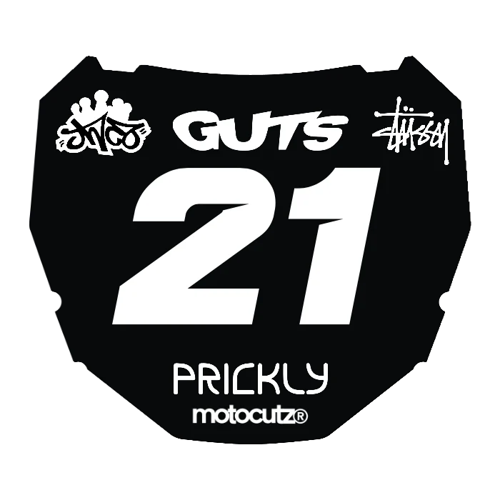 CUSTOM ODI NUMBER PLATE DECAL