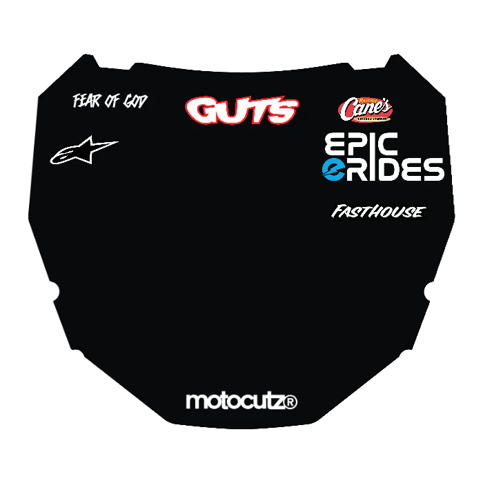 CUSTOM ODI NUMBER PLATE DECAL