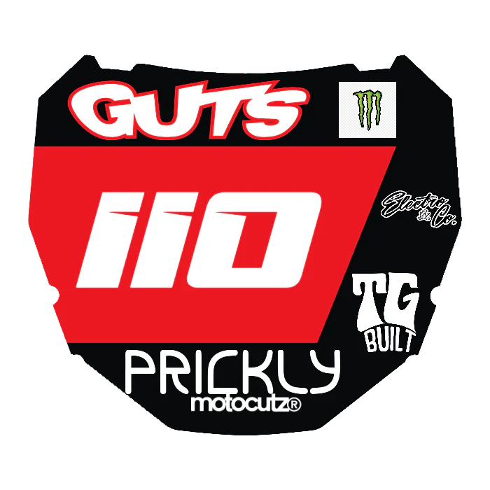CUSTOM ODI NUMBER PLATE DECAL