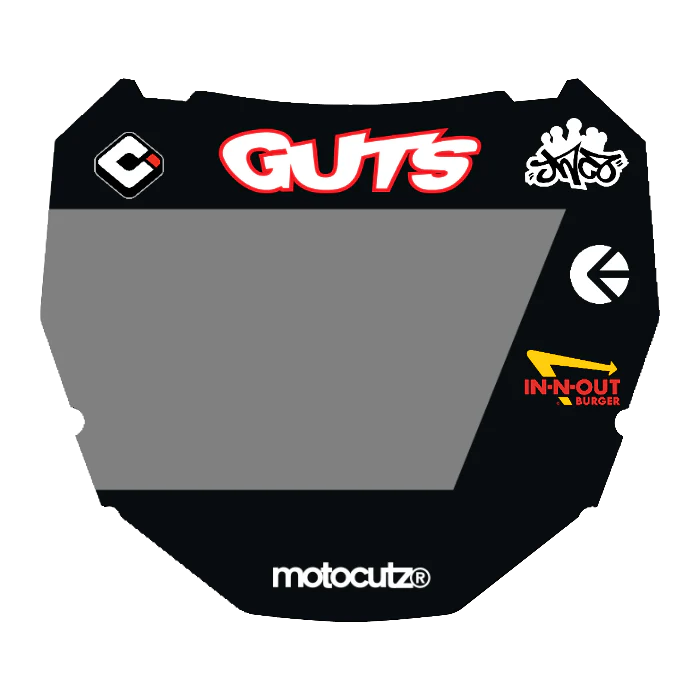 CUSTOM ODI NUMBER PLATE DECAL