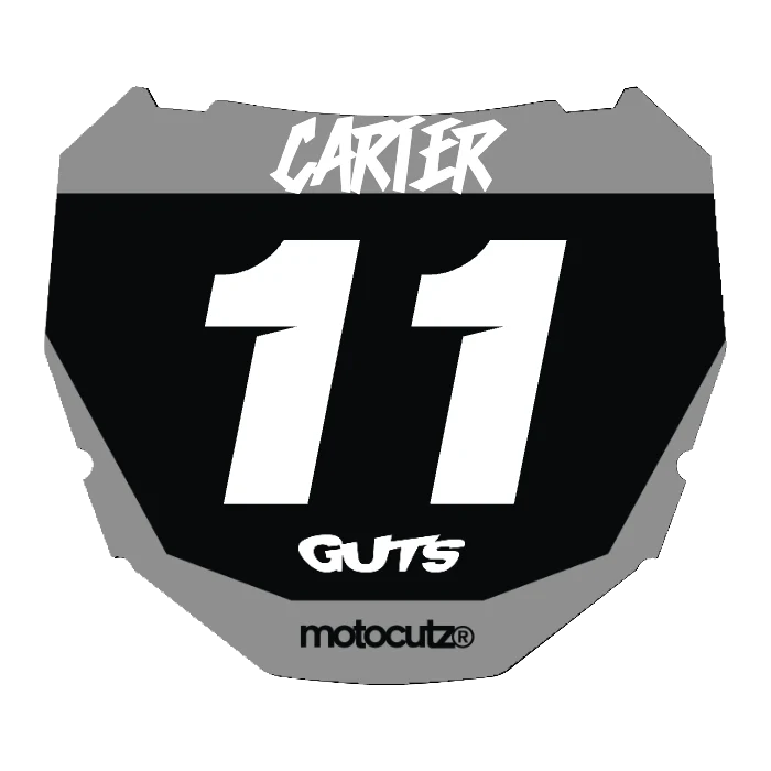 CUSTOM ODI NUMBER PLATE DECAL