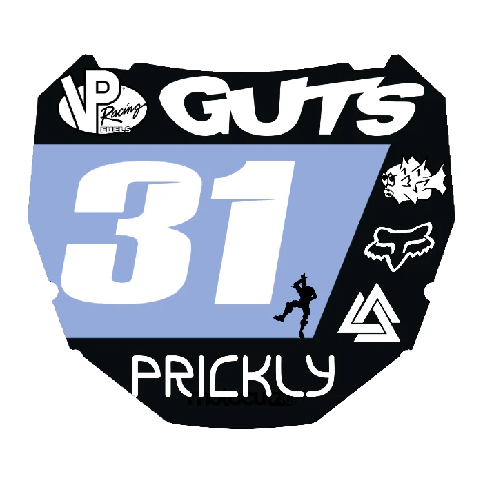 CUSTOM ODI NUMBER PLATE DECAL