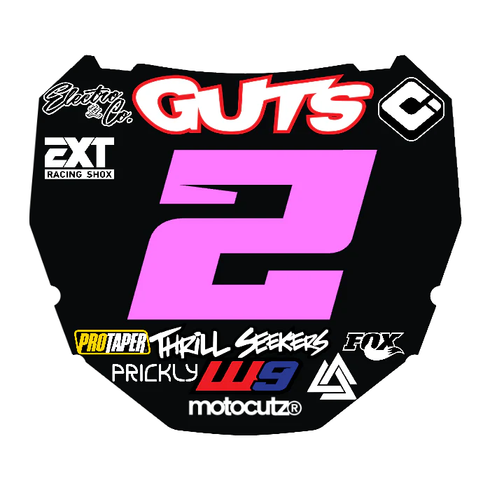 CUSTOM ODI NUMBER PLATE DECAL