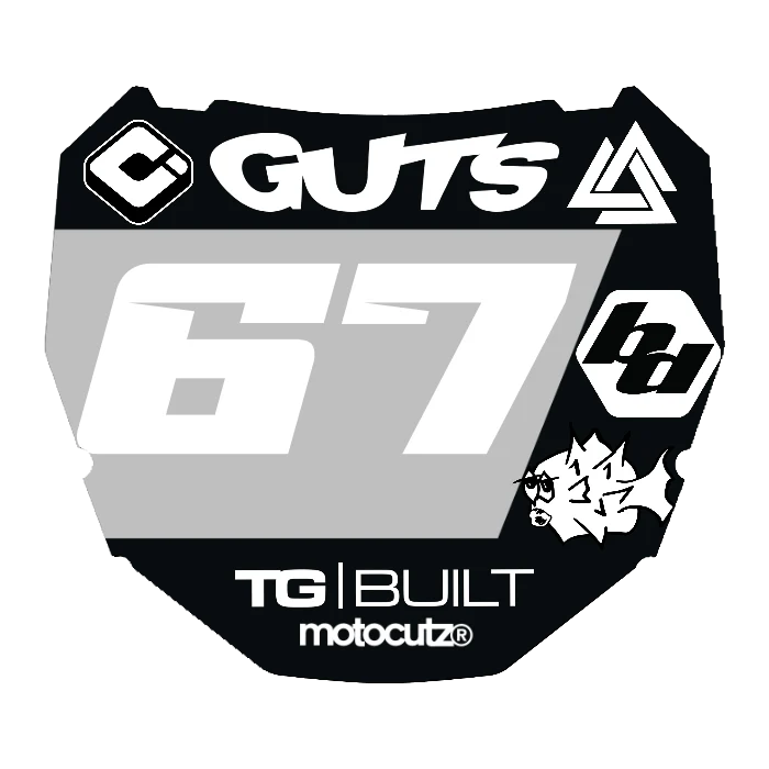 CUSTOM ODI NUMBER PLATE DECAL