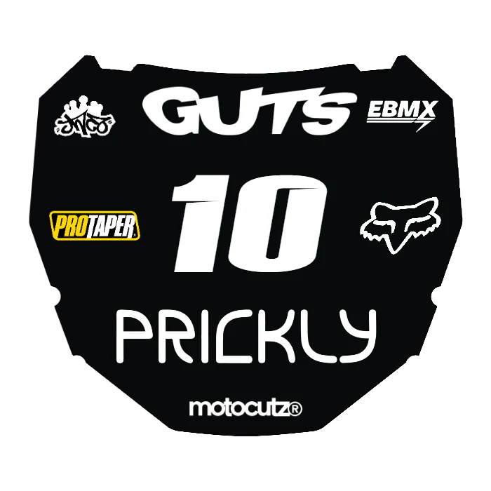 CUSTOM ODI NUMBER PLATE DECAL