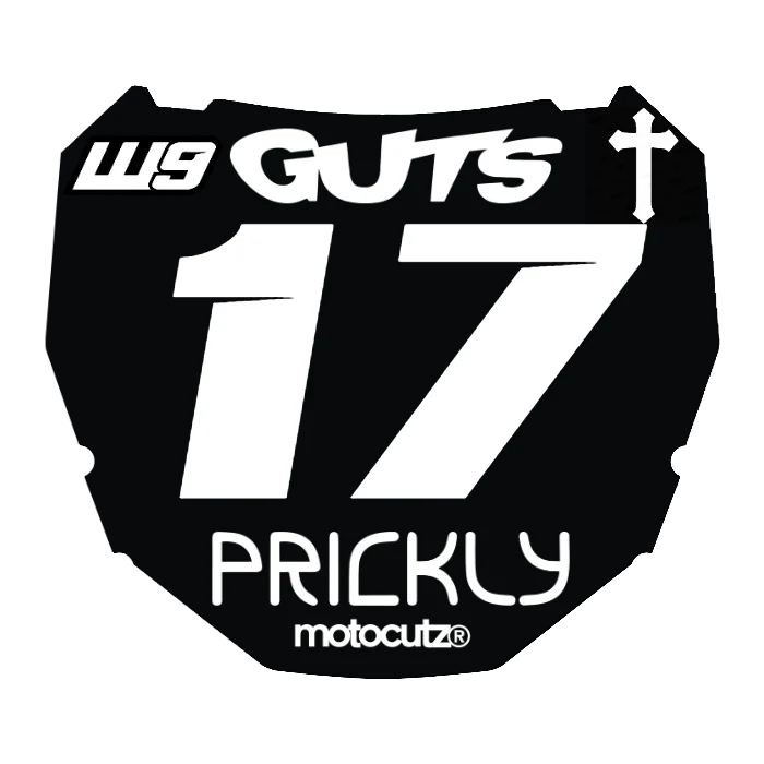 CUSTOM ODI NUMBER PLATE DECAL
