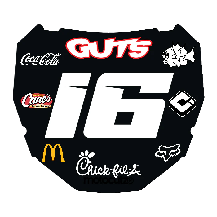 CUSTOM ODI NUMBER PLATE DECAL