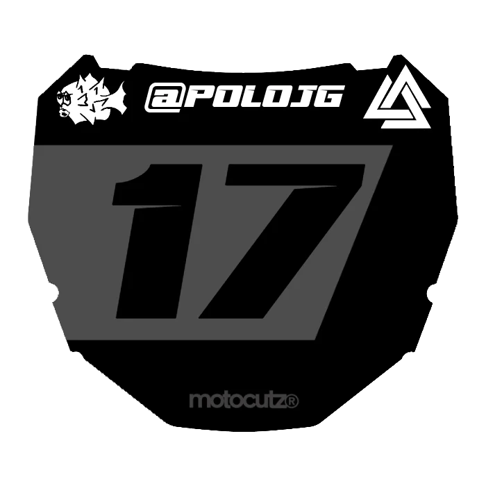 CUSTOM ODI NUMBER PLATE DECAL