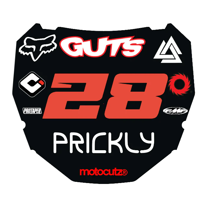 CUSTOM ODI NUMBER PLATE DECAL