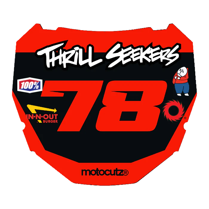 CUSTOM ODI NUMBER PLATE DECAL