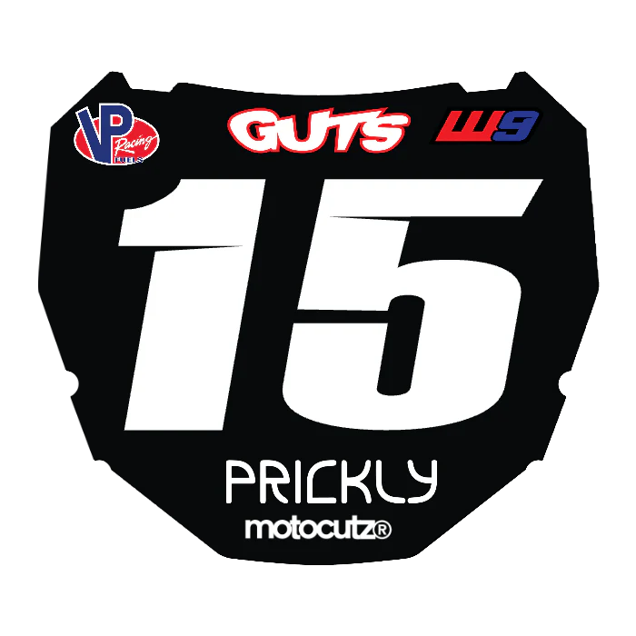 CUSTOM ODI NUMBER PLATE DECAL