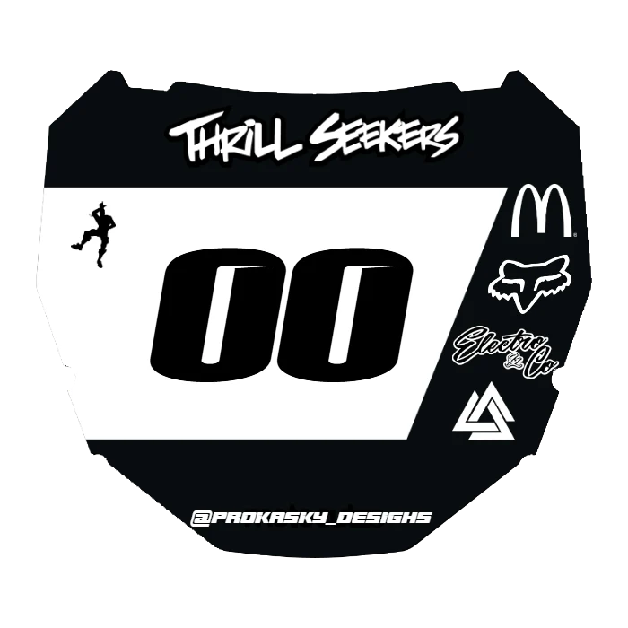 CUSTOM ODI NUMBER PLATE DECAL