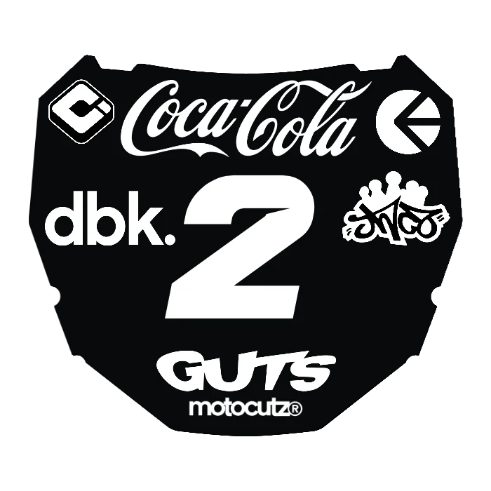 CUSTOM ODI NUMBER PLATE DECAL