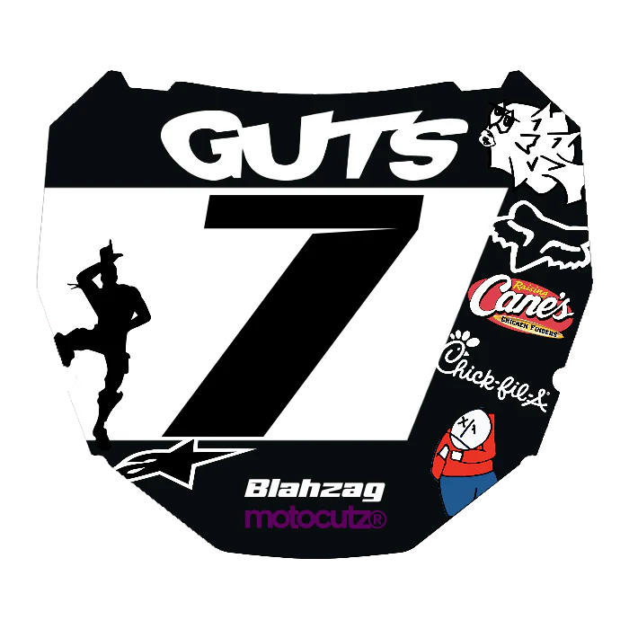 CUSTOM ODI NUMBER PLATE DECAL