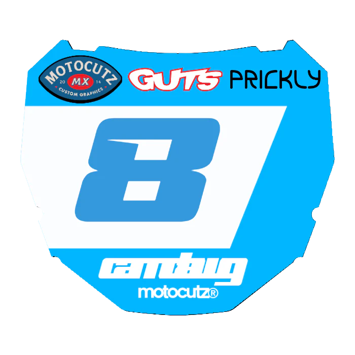 CUSTOM ODI NUMBER PLATE DECAL