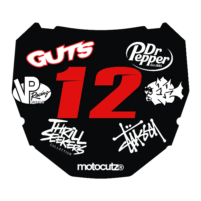 CUSTOM ODI NUMBER PLATE DECAL
