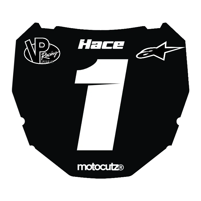 CUSTOM ODI NUMBER PLATE DECAL