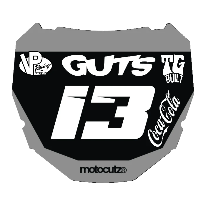 CUSTOM ODI NUMBER PLATE DECAL