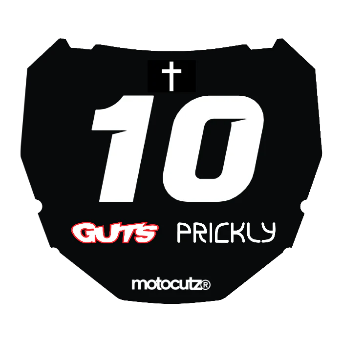 CUSTOM ODI NUMBER PLATE DECAL