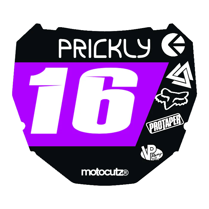 CUSTOM ODI NUMBER PLATE DECAL