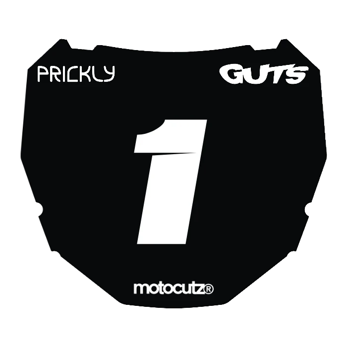 CUSTOM ODI NUMBER PLATE DECAL