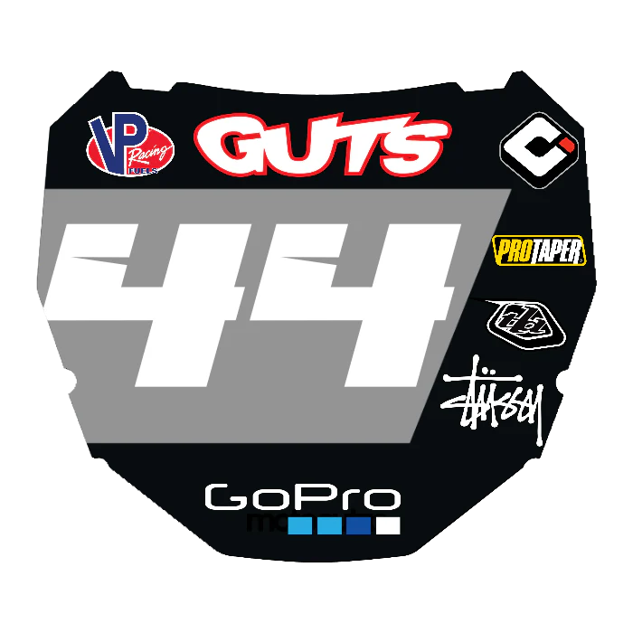 CUSTOM ODI NUMBER PLATE DECAL