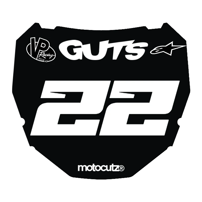 CUSTOM ODI NUMBER PLATE DECAL