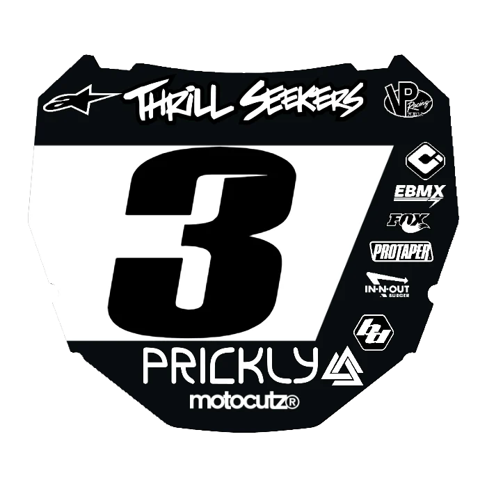 CUSTOM ODI NUMBER PLATE DECAL