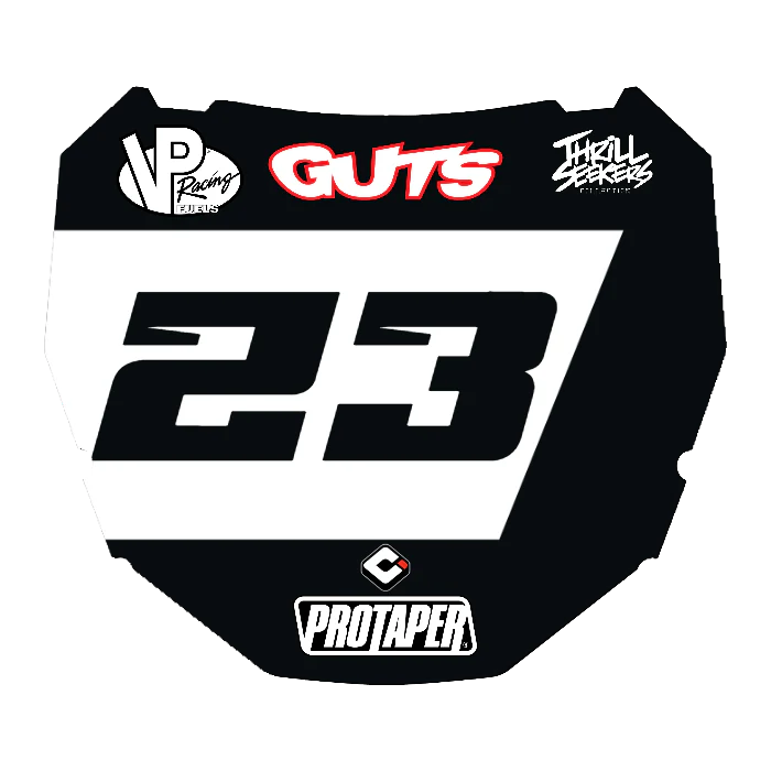 CUSTOM ODI NUMBER PLATE DECAL