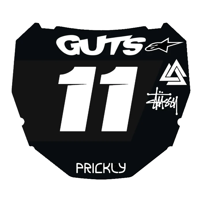 CUSTOM ODI NUMBER PLATE DECAL