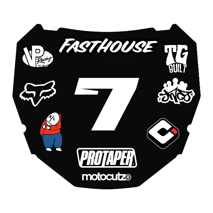 CUSTOM ODI NUMBER PLATE DECAL