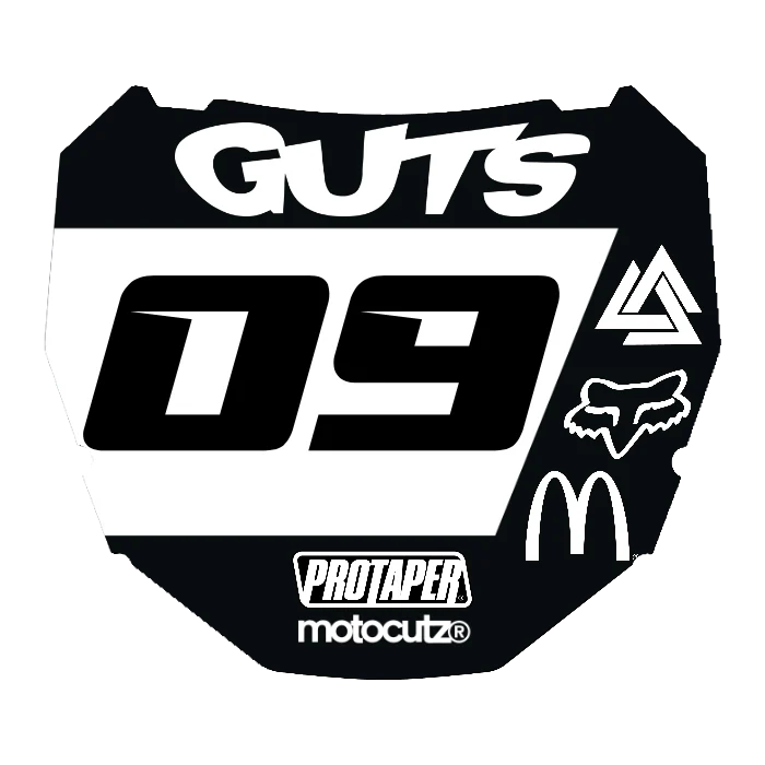 CUSTOM ODI NUMBER PLATE DECAL