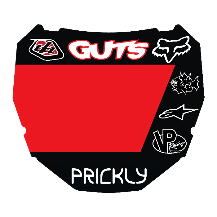 CUSTOM ODI NUMBER PLATE DECAL