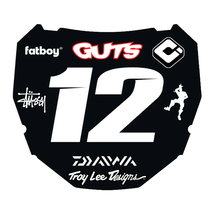 CUSTOM ODI NUMBER PLATE DECAL