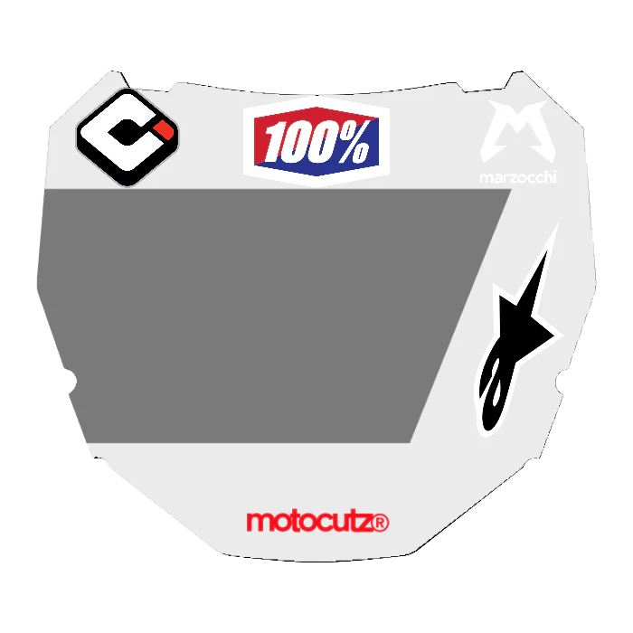 CUSTOM ODI NUMBER PLATE DECAL