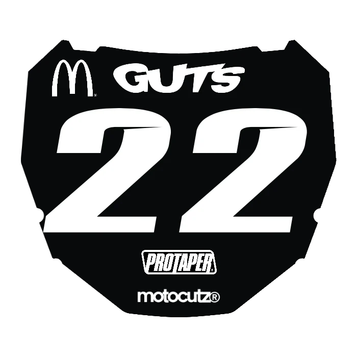 CUSTOM ODI NUMBER PLATE DECAL