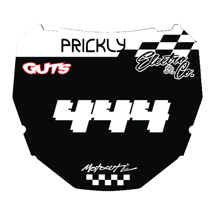 CUSTOM ODI NUMBER PLATE DECAL