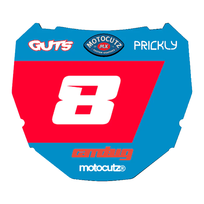 CUSTOM ODI NUMBER PLATE DECAL