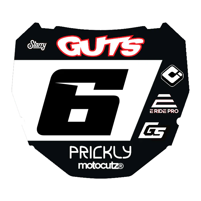 CUSTOM ODI NUMBER PLATE DECAL