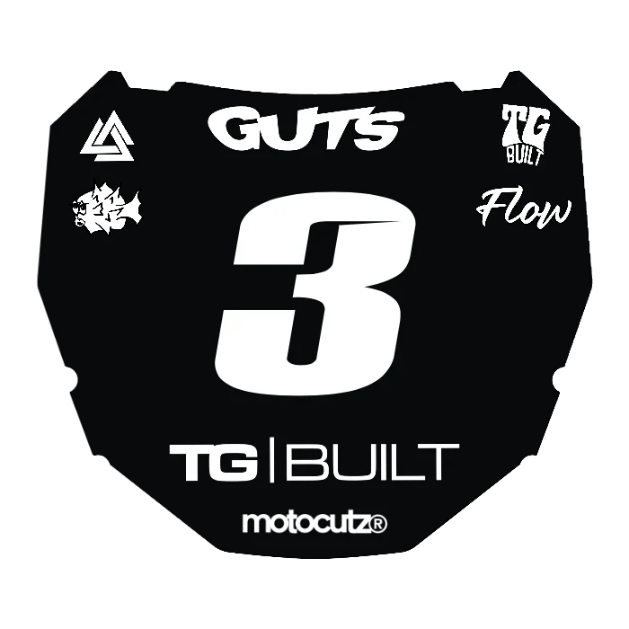 CUSTOM ODI NUMBER PLATE DECAL