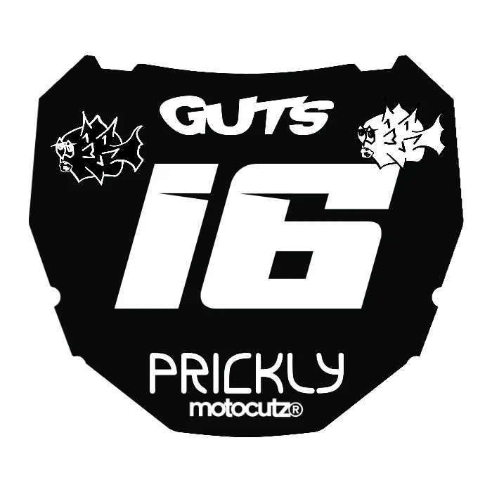 CUSTOM ODI NUMBER PLATE DECAL