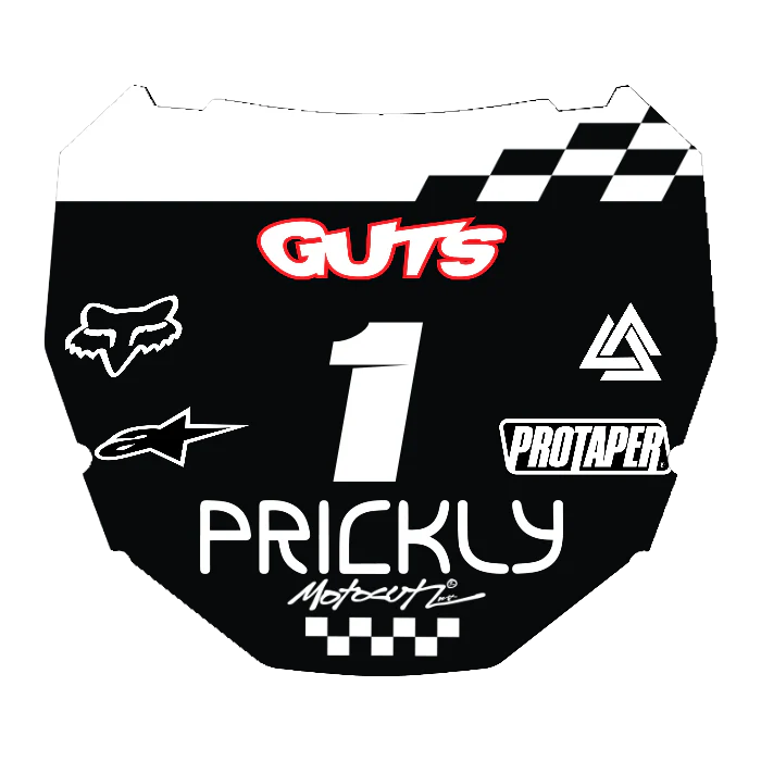 CUSTOM ODI NUMBER PLATE DECAL