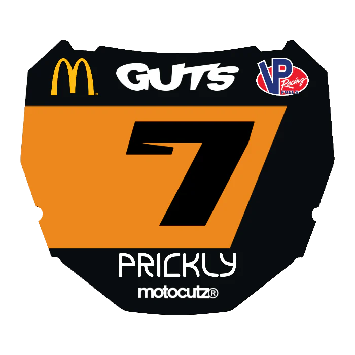 CUSTOM ODI NUMBER PLATE DECAL