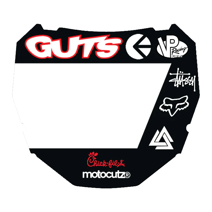 CUSTOM ODI NUMBER PLATE DECAL