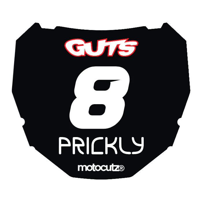 CUSTOM ODI NUMBER PLATE DECAL