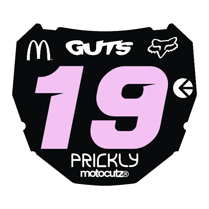 CUSTOM ODI NUMBER PLATE DECAL