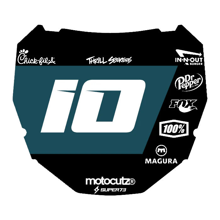 CUSTOM ODI NUMBER PLATE DECAL